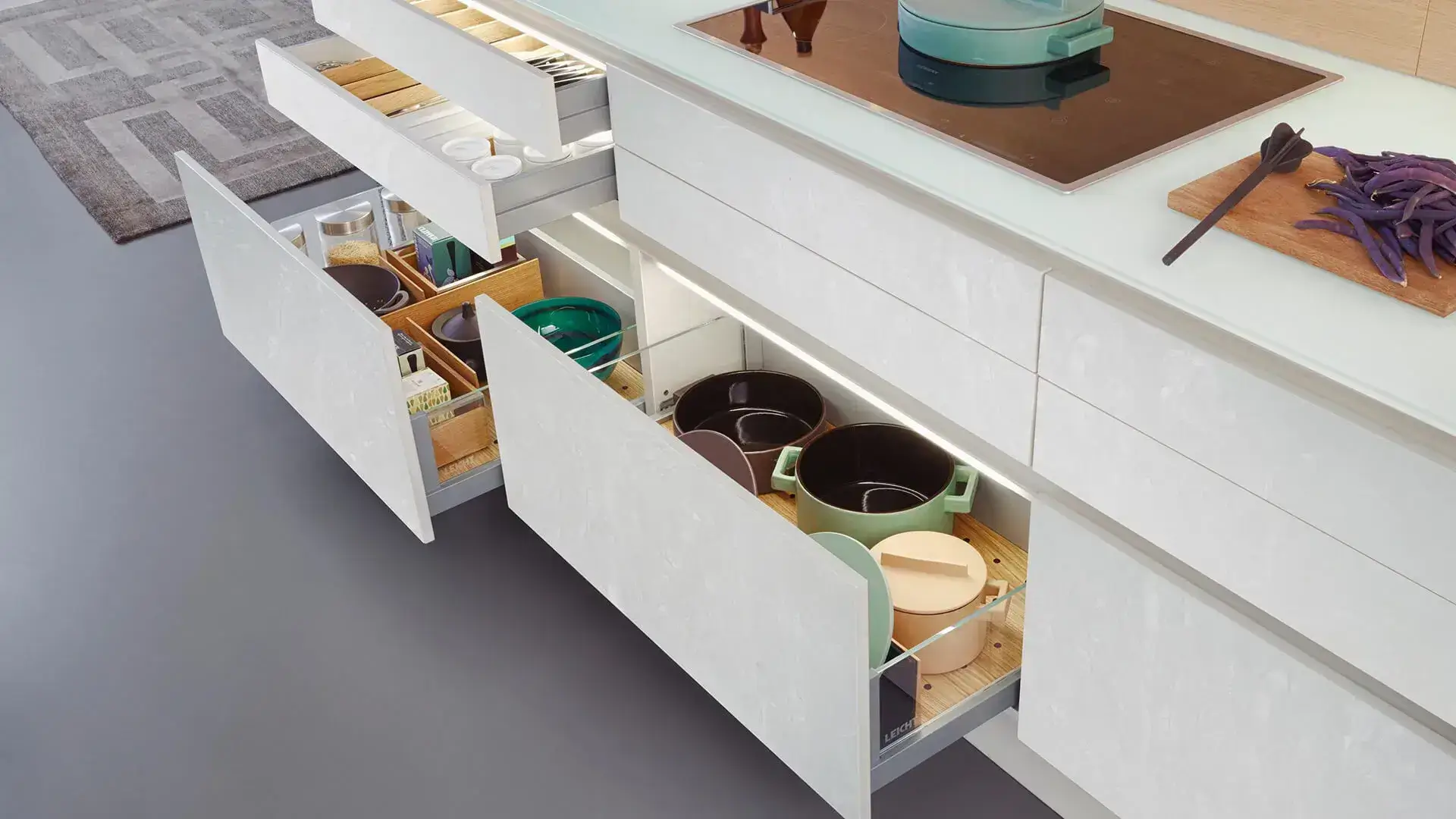 kitchen drawers cabinets